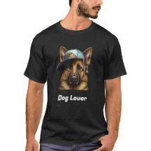 T-Shirt German shepherd Personalizável