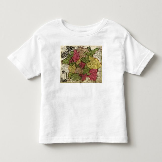 T-shirt GermanyPanoramic MapGermany (Frente)