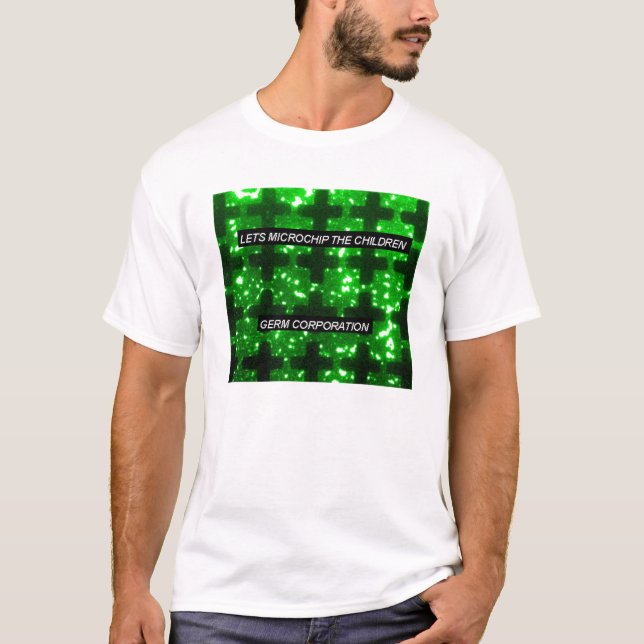 T-shirt Germe Corporaçõ - microchip (Frente)
