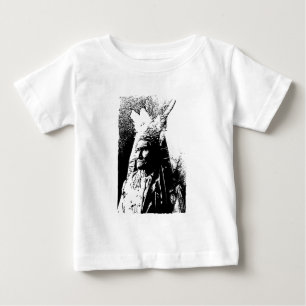 T-shirt Gerônimo preto e branco