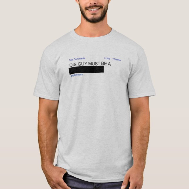 T-shirt Gery/cara de Gerry Baboona Dis deve ser A…. (Frente)