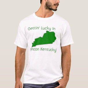T-shirt Getting afortunado em Kenton Kentucky