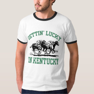 T-shirt Getting afortunado em Kentucky