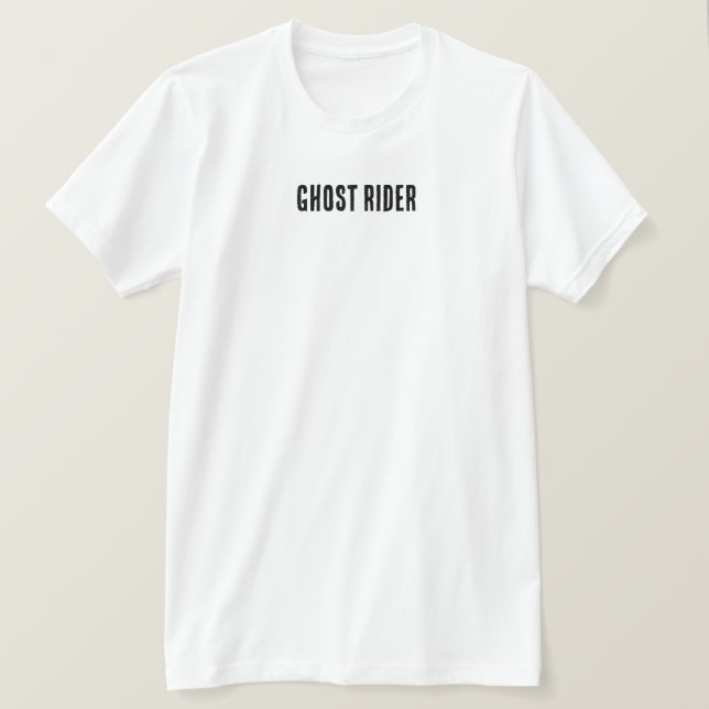 T-shirt Ghost Rider - Caveira Flameadora e Espírit (Frente do Design)