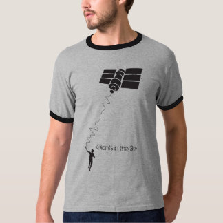 T-shirt Giants no satélite do vôo do menino do céu