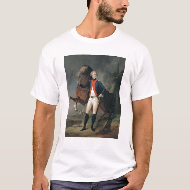 T-shirt Gilbert Motier Marquês de la Fayette, 1788 (Frente)