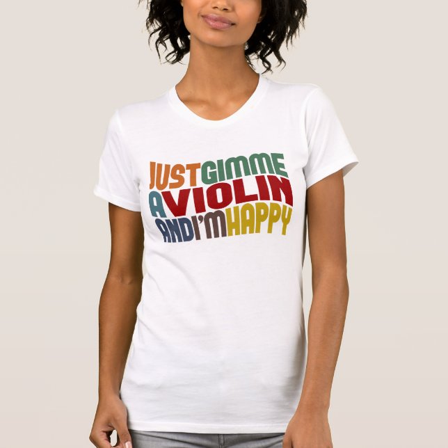 T-shirt Gimme A Violin (Frente)