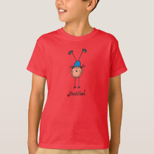 T-shirt Ginasta Fazendo Paradas de Mão