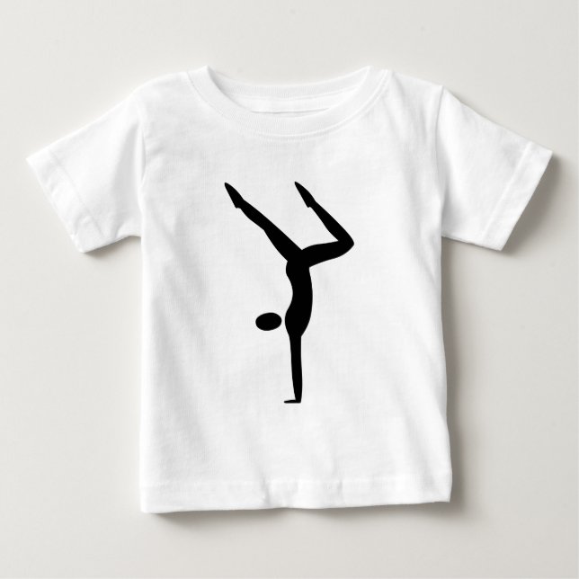 T-shirt Ginástica - Preto (Frente)