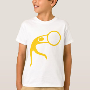 T-shirt Ginástica Rítmica Figura - âmbar