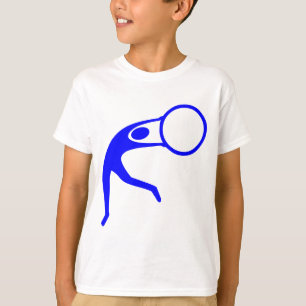 T-shirt Ginástica Rítmica Figura - Azul