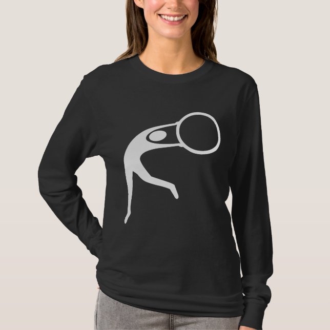 T-shirt Ginástica Rítmica Figura - Branco (Frente)
