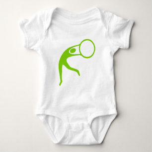 T-shirt Ginástica Ritmica - Verde Marciano