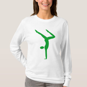 T-shirt Ginástica - verde de grama