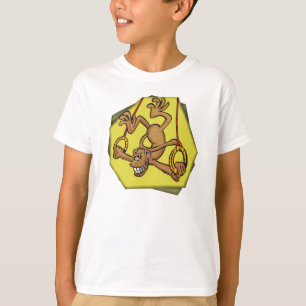 T-shirt ginásticos do macaco