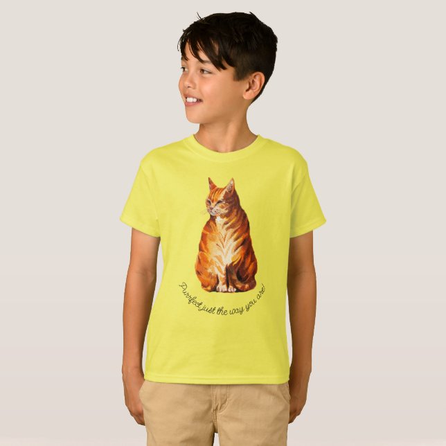 T-Shirt Ginger cat (Frente Completa)