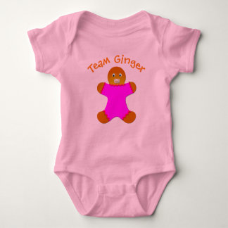 T-shirt Ginger da Equipe Sortuda Rosa para Gengibre Divert
