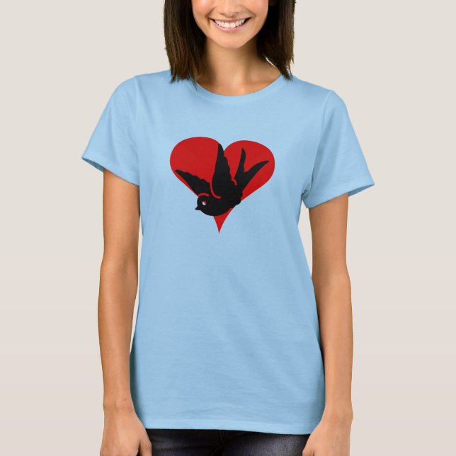 T-shirt Ginger e Tonic Red Ringer Rockab (Frente)