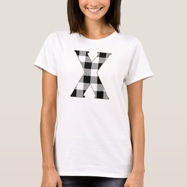 T-shirt Gingham Check X (Frente)