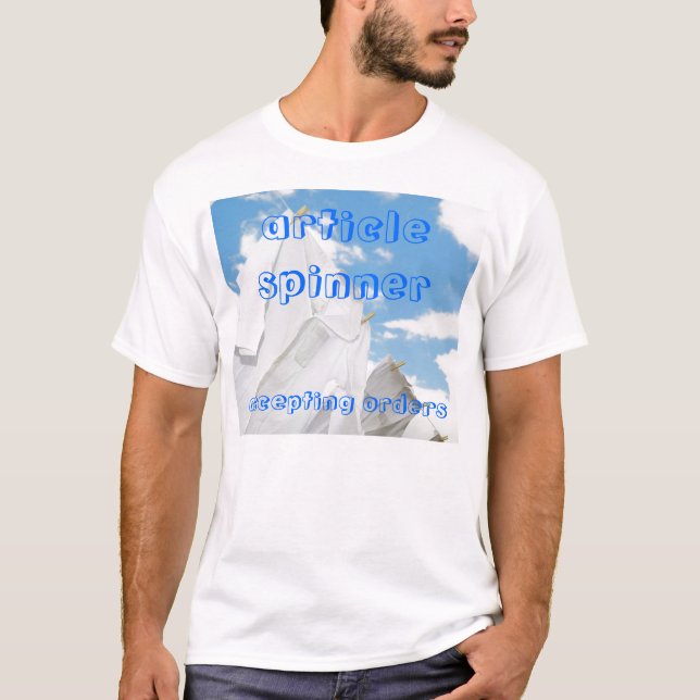 T-shirt Girador de artigos (Frente)