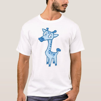 T-shirt Girafa - azul
