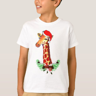 T-shirt Girafa do Natal