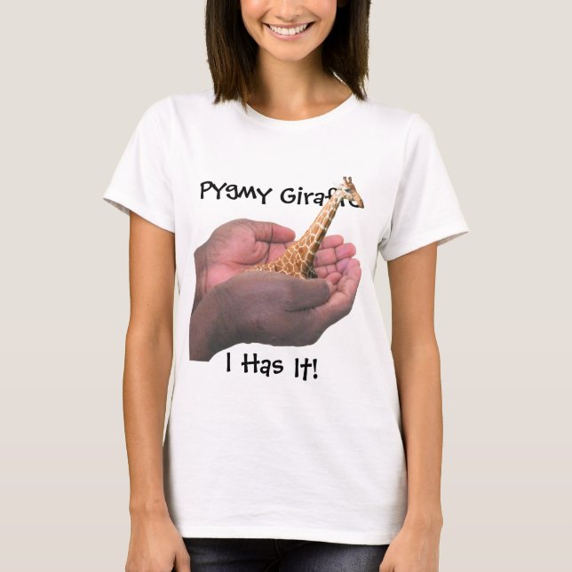 T-shirt Girafa do pigmeu (Frente)