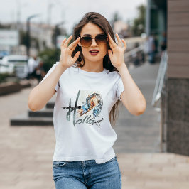 T-Shirt girafa engraçada