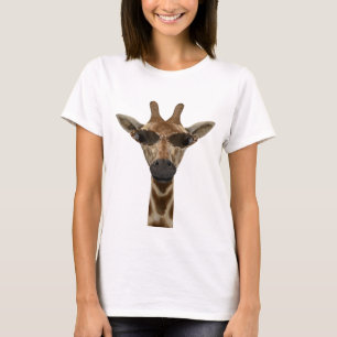 T-shirt Girafa engraçado em incógnito com óculos de sol