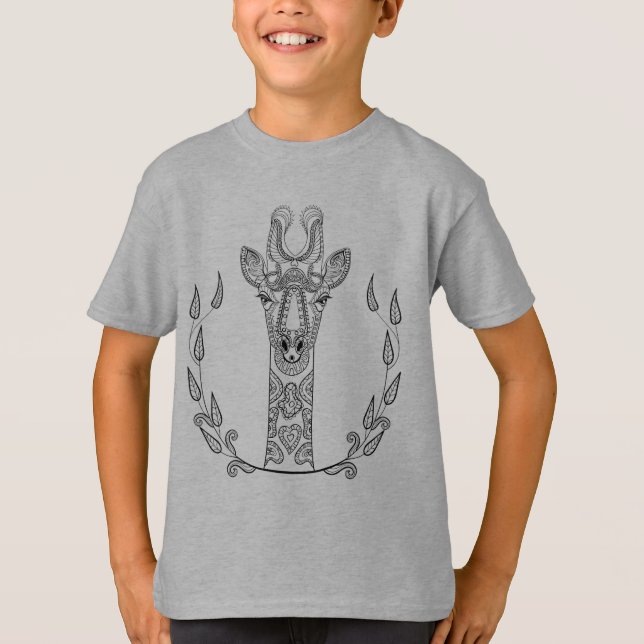 T-shirt Girafa inspirado (Frente)