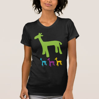 T-shirt Girafas pequenos retros