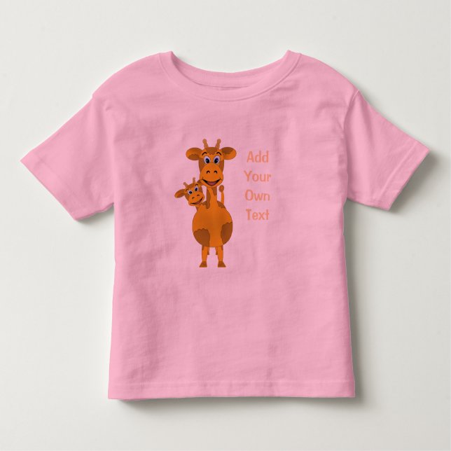 T-shirt Girafas Personalizar (Frente)