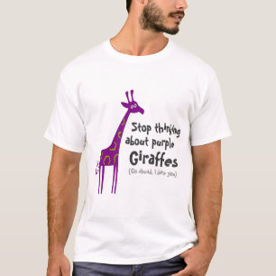 T-shirt Girafas roxos