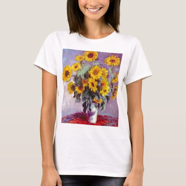 T-shirt Girassóis de Monet (Frente)
