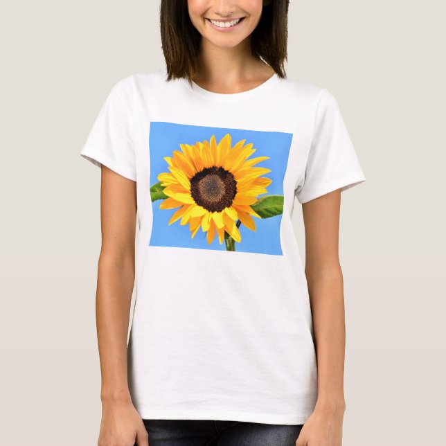 T-Shirt Girassol Amarelo (Frente)