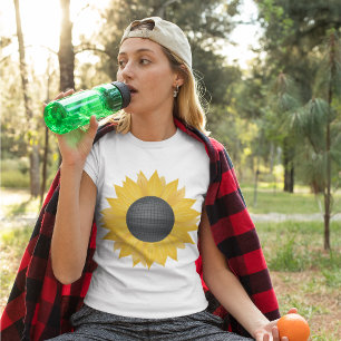 T-Shirt Girassol Amarelo Brilho