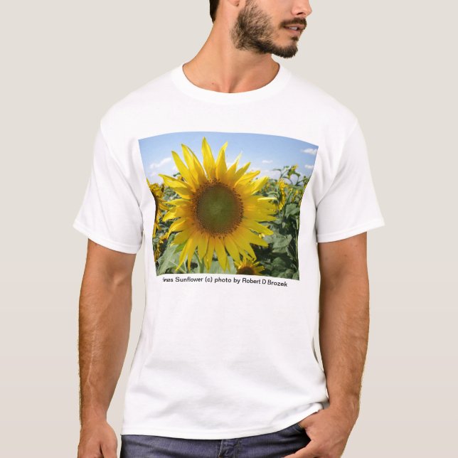 T-shirt Girassol de Kansas (Frente)