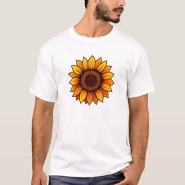 T-Shirt girassol vibrante
