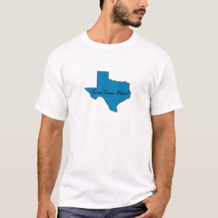 T-shirt Gire Texas azul! Orgulho Democrática
