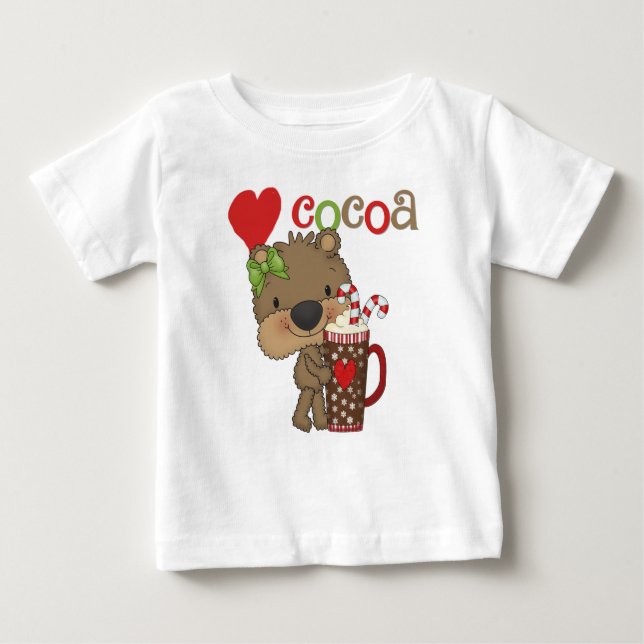 T-shirt Girl Bear Cocoa Love (Frente)