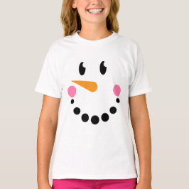 T-shirt Girl Snowman (Design 1)