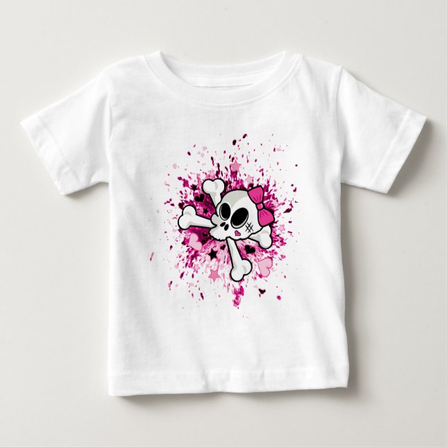 T-shirt Girlie Skull (Frente)
