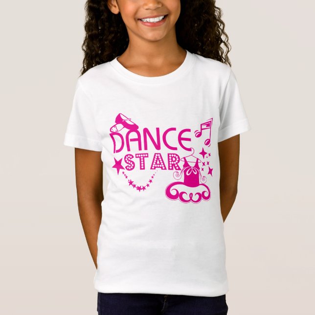 T-shirt Girls Dance Star (Frente)