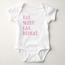 T-Shirt GIRLS PINK LACROSSE COACHES DE BEBÊ CRIANÇ