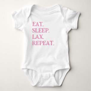 T-Shirt GIRLS PINK LACROSSE COACHES DE BEBÊ CRIANÇ