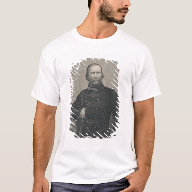 T-shirt Giuseppe Garibaldi, gravado pela libra de D.J (Frente)