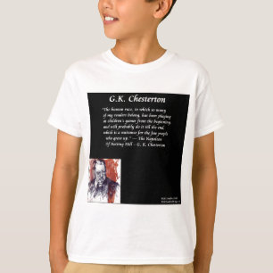 T-shirt GK Chesterton & Linha do Livro de Abertura