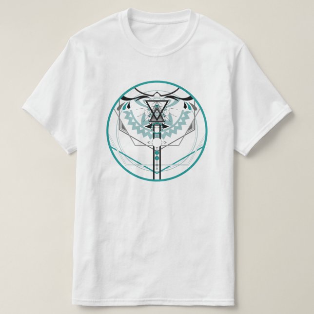 T-shirt glifo solar sagrado (Frente do Design)