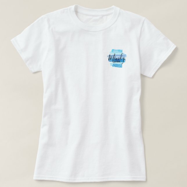 T-shirt Glitter (Frente do Design)