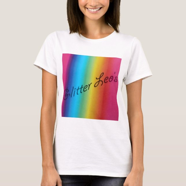 T-shirt Glitter Leo (Frente)